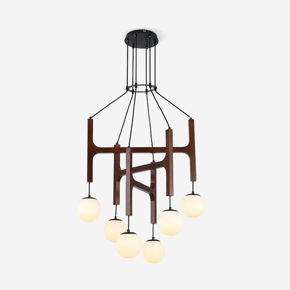 Freyza | Lustre en bois – Salle à manger Salon