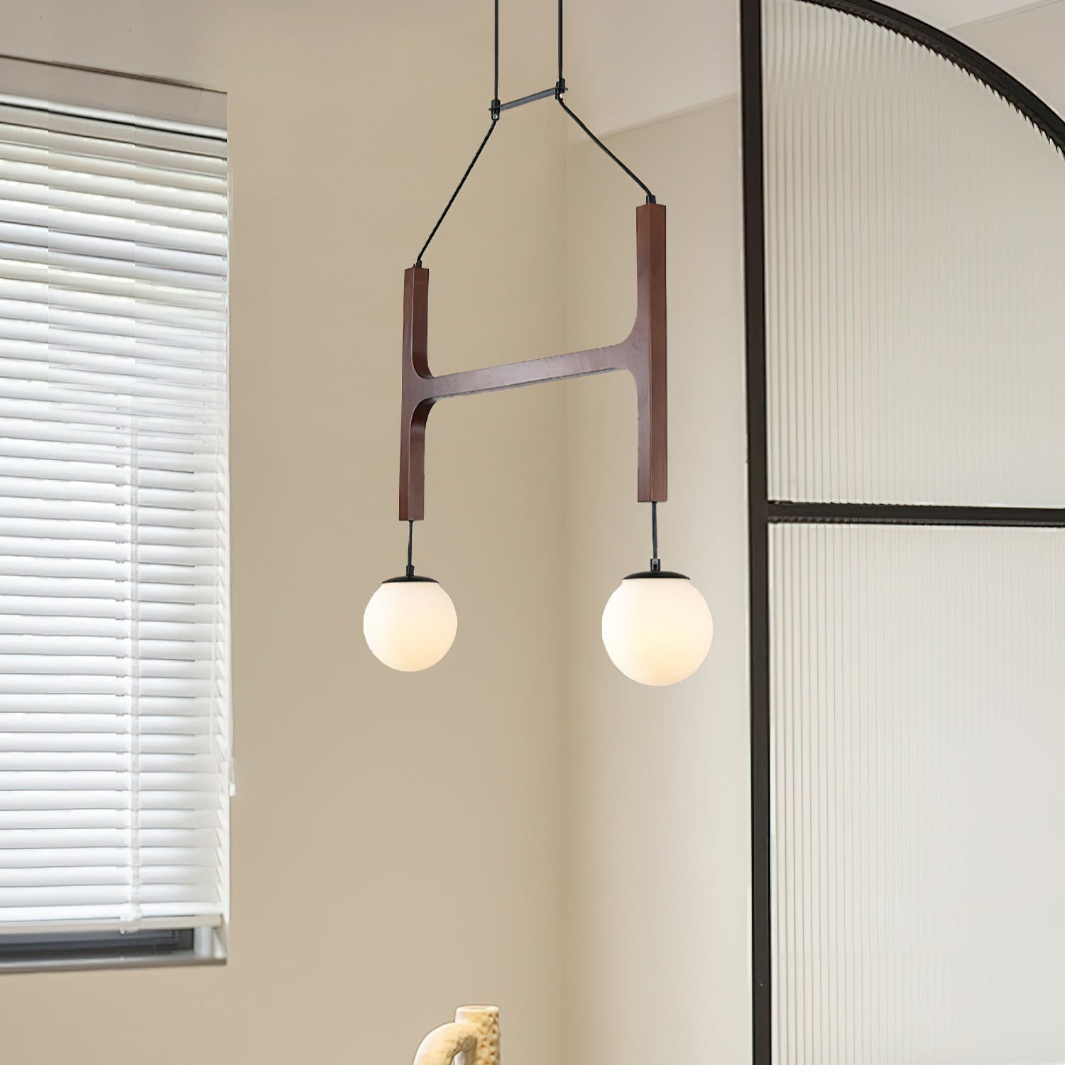 Freyza | Lustre en bois – Salle à manger Salon