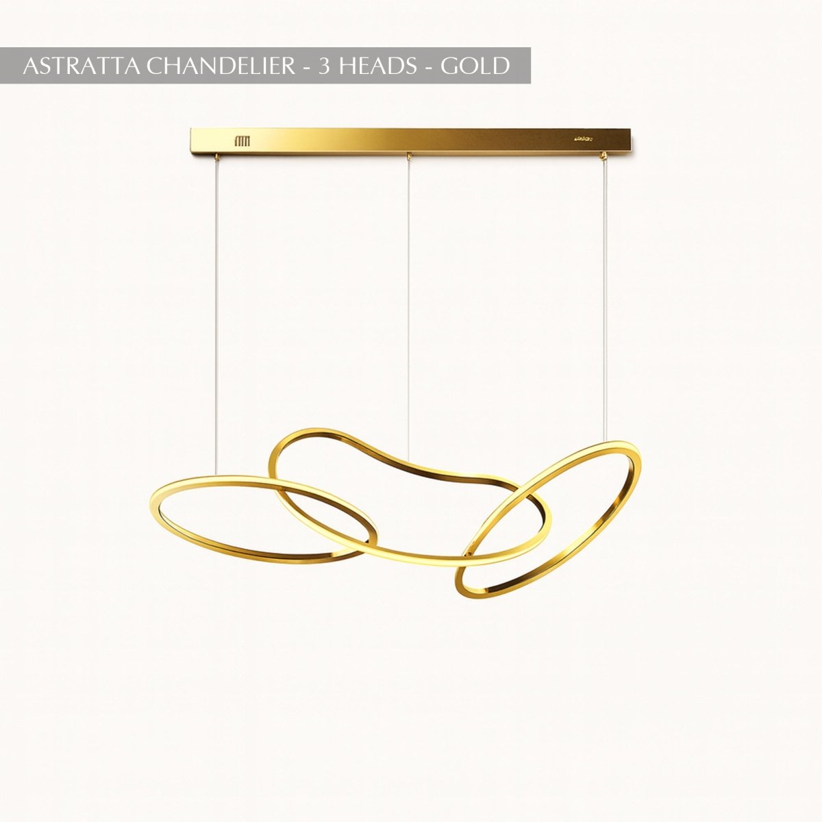 Freyza - Astratta | Elegant Modern Abstract LED Chandelier with Adjustable Height