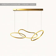 Freyza - Astratta | Elegant Modern Abstract LED Chandelier with Adjustable Height