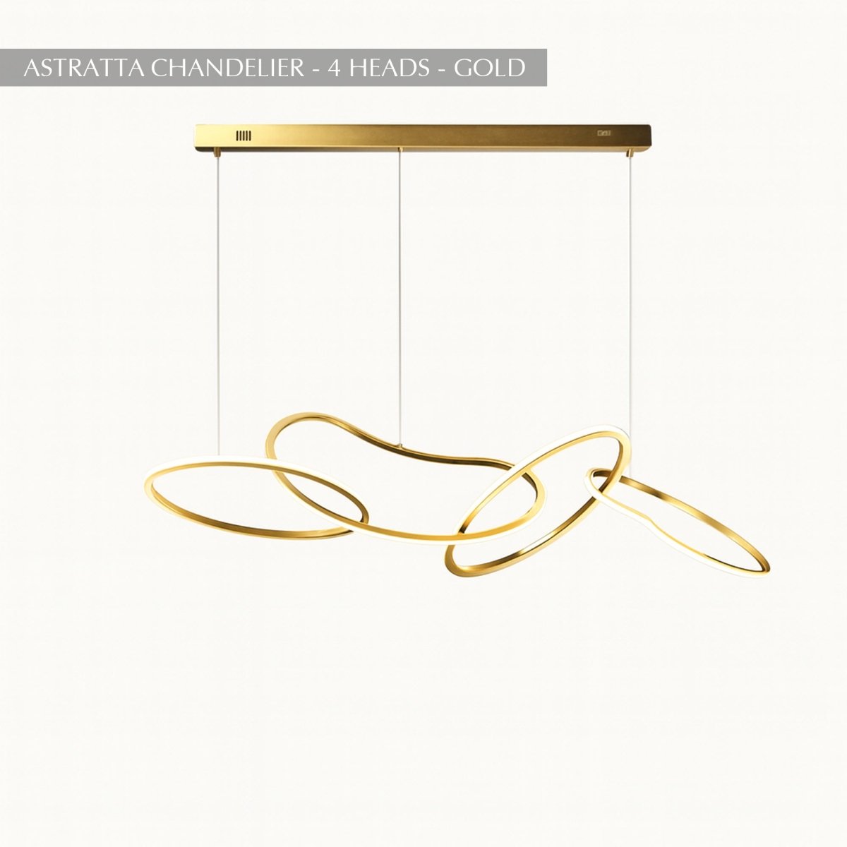 Freyza - Astratta | Elegant Modern Abstract LED Chandelier with Adjustable Height