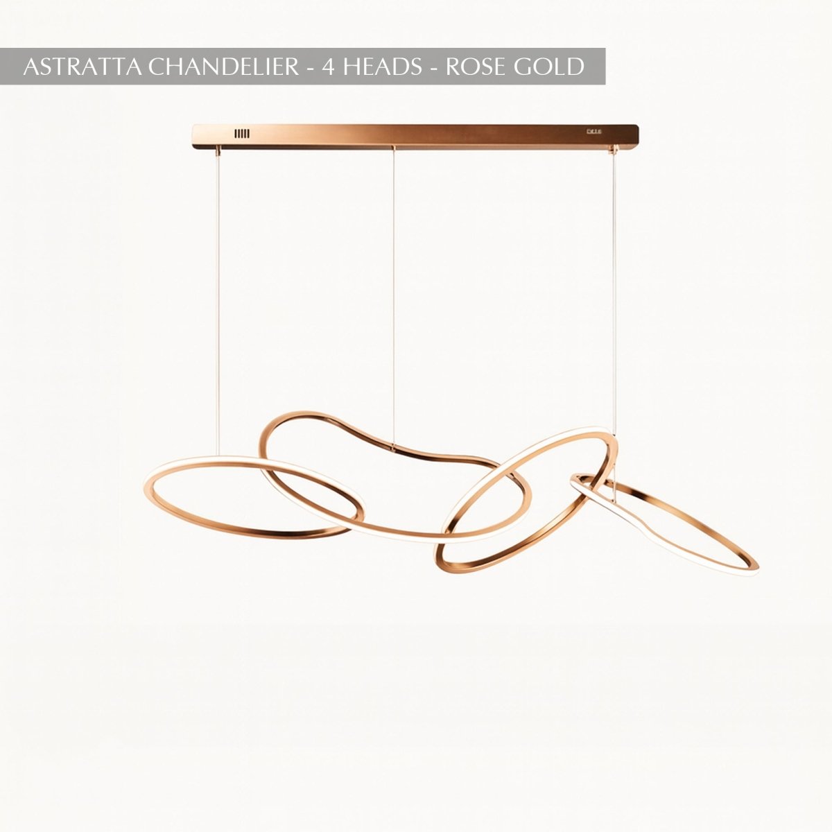 Freyza - Astratta | Elegant Modern Abstract LED Chandelier with Adjustable Height