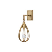 Freyza | Gloruvys Messing-Kristall-Wandleuchte – Schlafzimmer, Flur