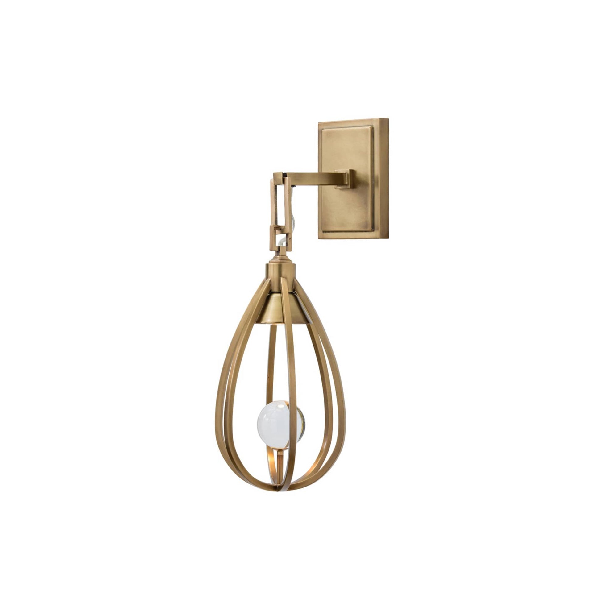 Freyza | Gloruvys Messing-Kristall-Wandleuchte – Schlafzimmer, Flur