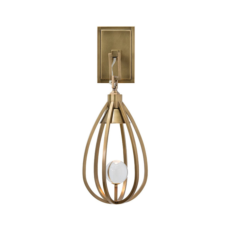 Freyza | Gloruvys Messing-Kristall-Wandleuchte – Schlafzimmer, Flur