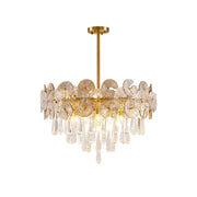Freyza | Lustre en cristal de luxe postmoderne Caeluvyo – Salle à manger et salon modernes