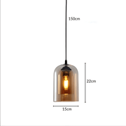 Freyza - AugustAura | Elegant Glass Kitchen Pendant Lighting Fixture
