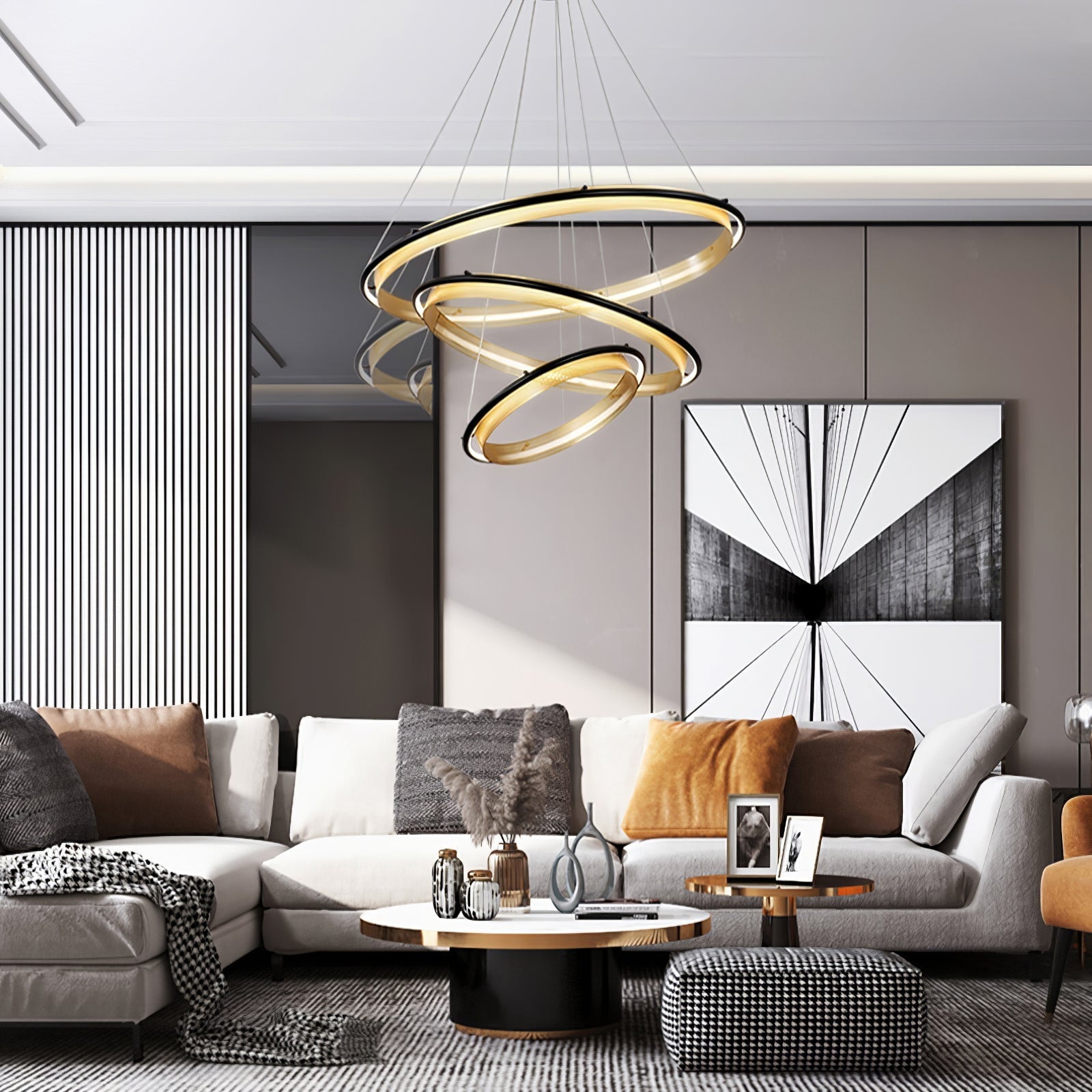 Freyza | Himinuvyo LED-Ring-Kronleuchter – Esszimmer Wohnzimmer