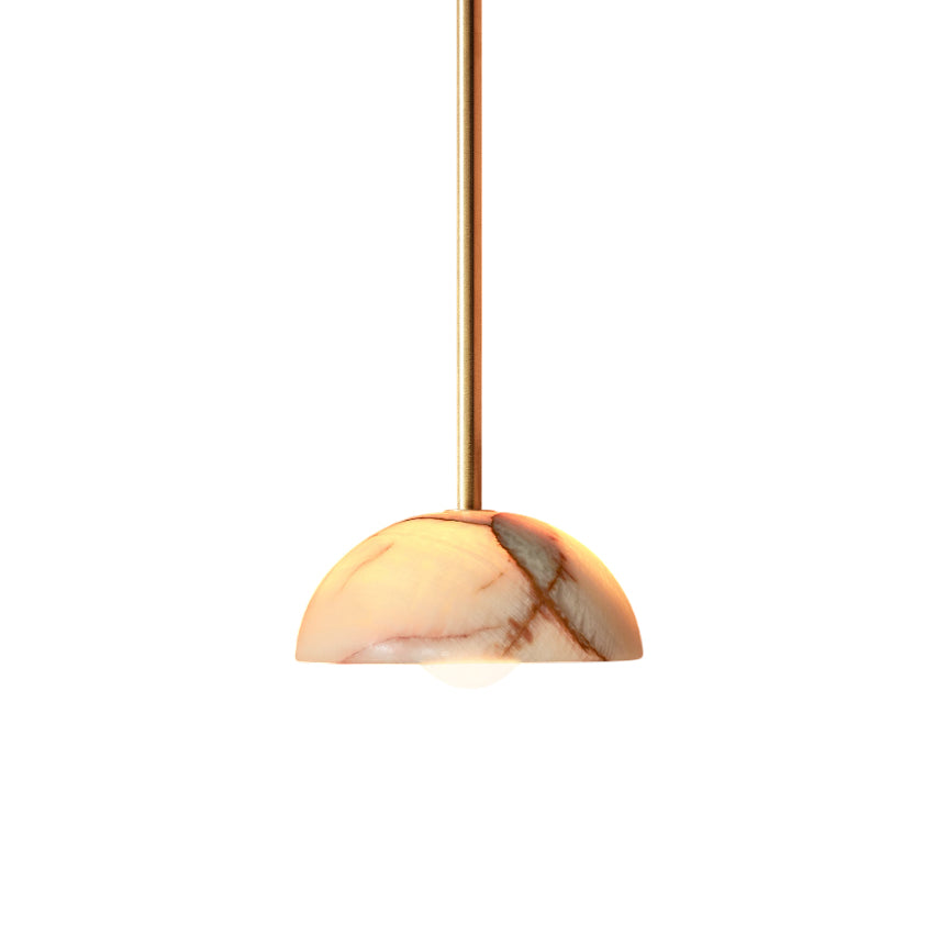 Freyza | Aurelia Elegance Brass Brass Glass Pendant Light – Kitchen Dining Room