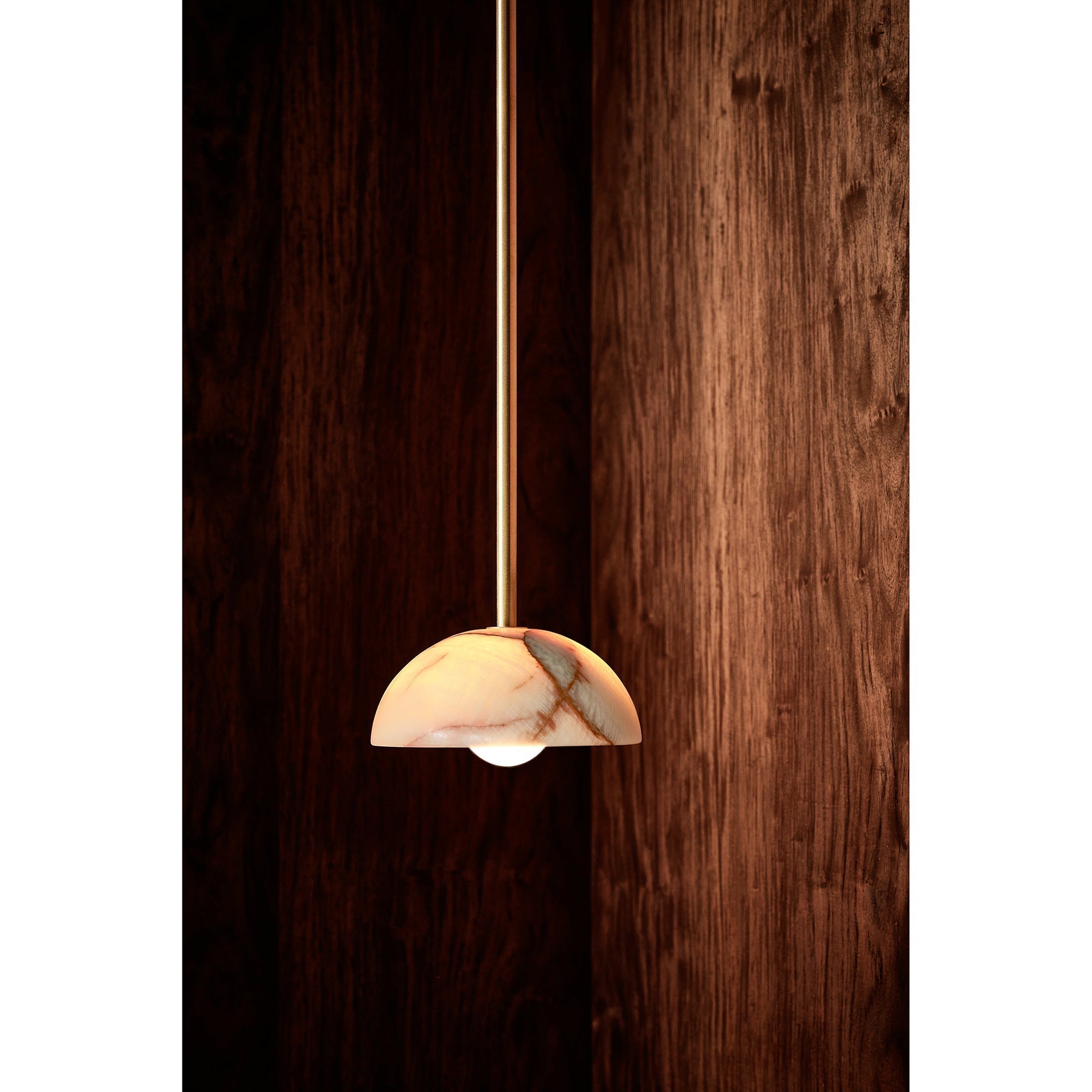 Freyza | Aurelia Elegance Brass Brass Glass Pendant Light – Kitchen Dining Room