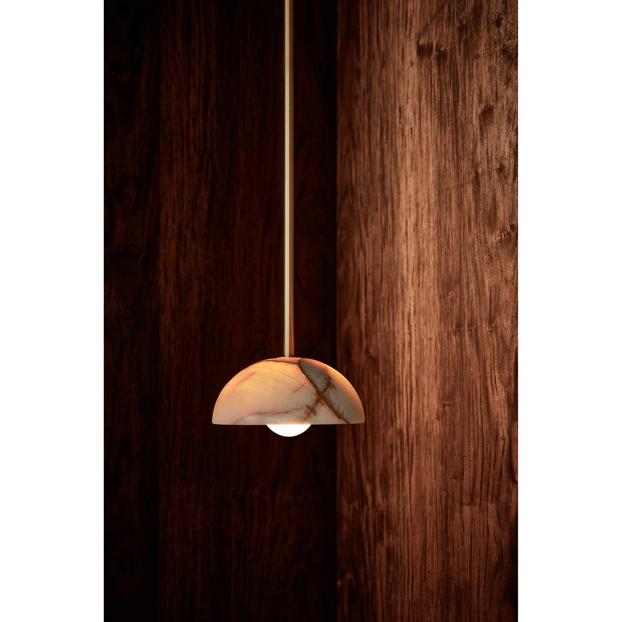 Freyza | Aurelia Elegance Brass Brass Glass Pendant Light – Kitchen Dining Room
