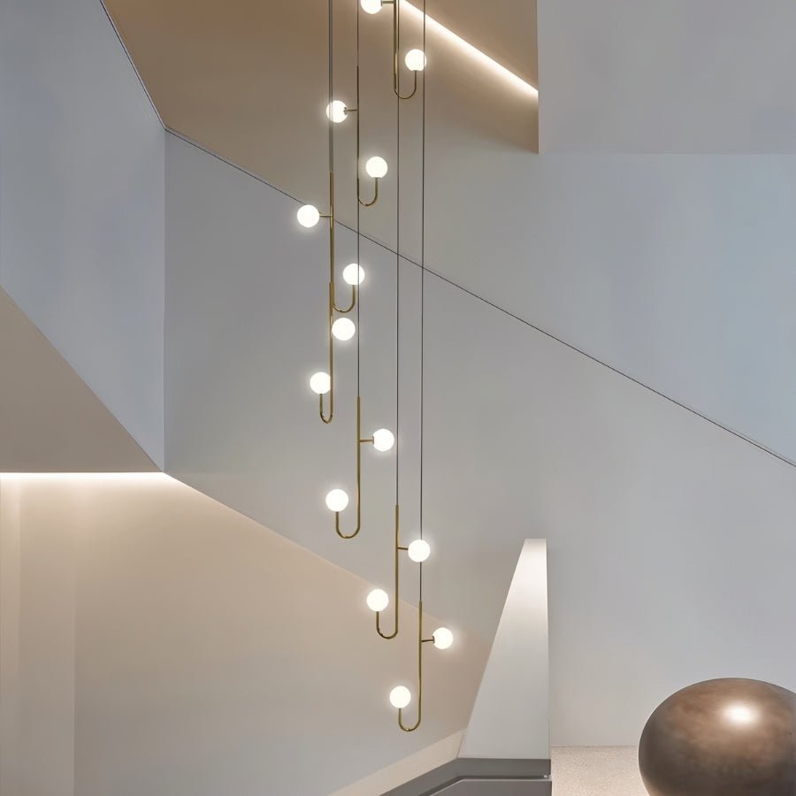 Freyza - Aurelia | Elegant Gold Chandelier Light for Modern Dining Room Decor