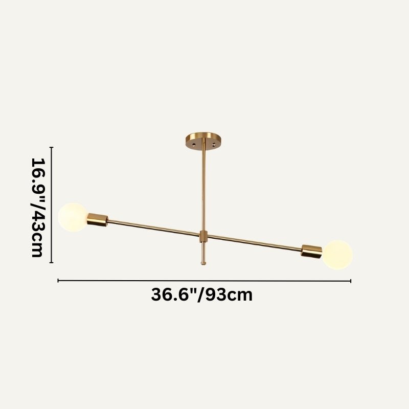 Freyza - AuroraGlow | Elegant Modern Gold Sunburst Chandelier Light
