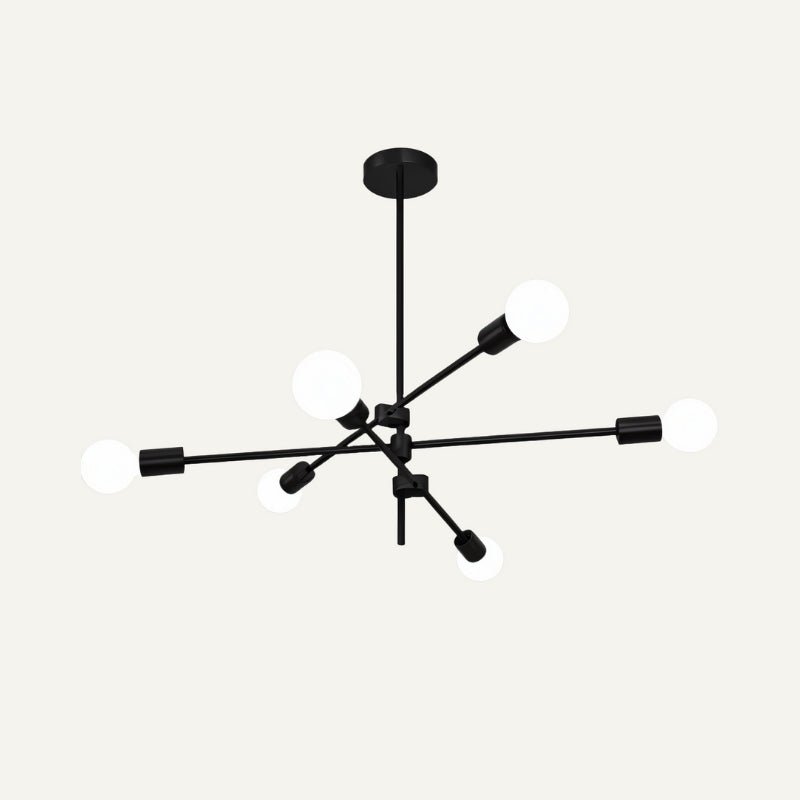 Freyza - AuroraGlow | Elegant Modern Gold Sunburst Chandelier Light