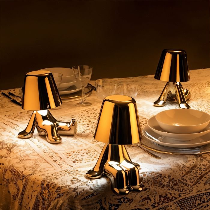 AuroraGlow | Quirky Modern Rechargeable Table Lamp for Stylish Decor 4