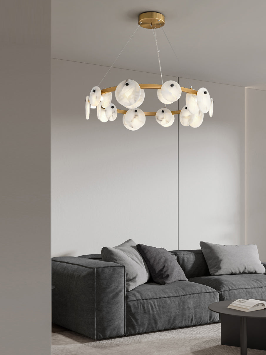 Freyza | Ostruvys postmoderner Luxus-Messing-Kronleuchter – modernes Esszimmer, Wohnzimmer