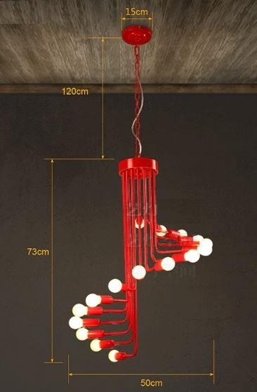 Freyza - Ava - Modern Nordic Spiral Chandelier