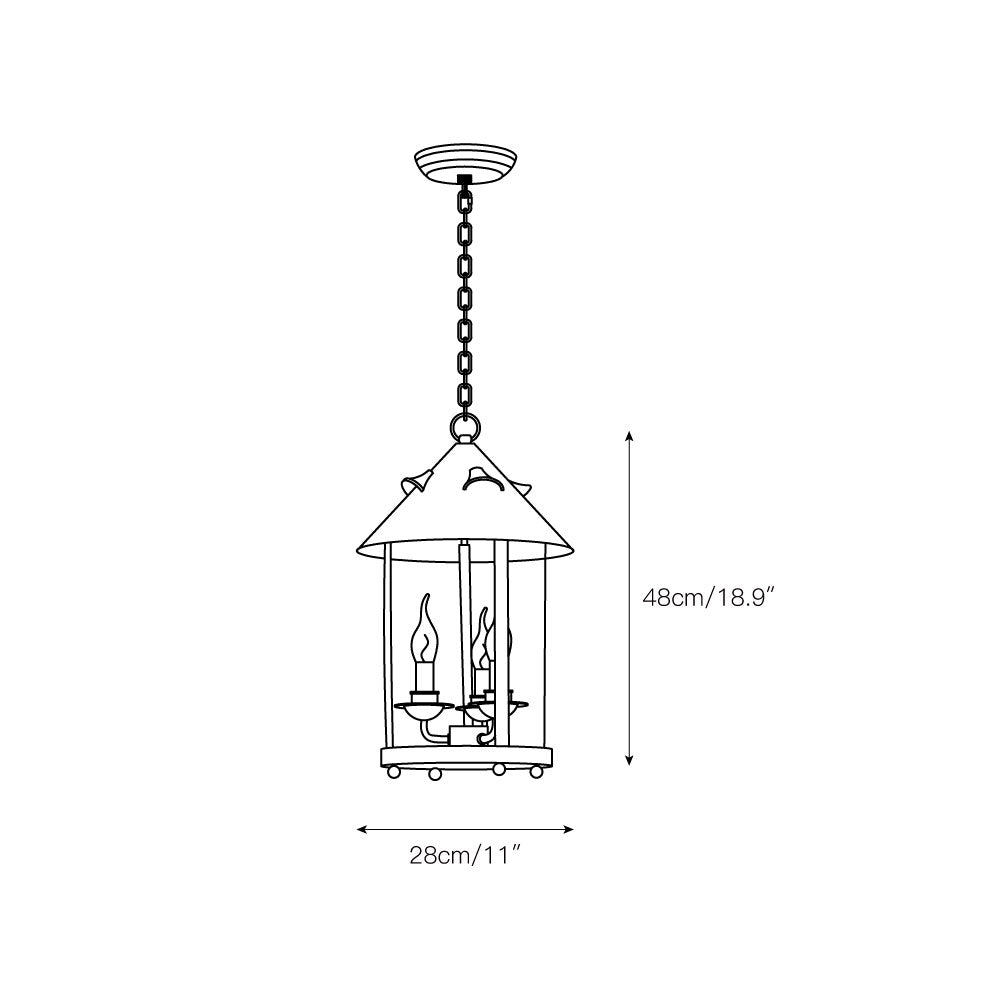 Freyza | Tinduvyh Vintage-Industrielle Glas-Pendelleuchte – Industrielle Küche und Esszimmer