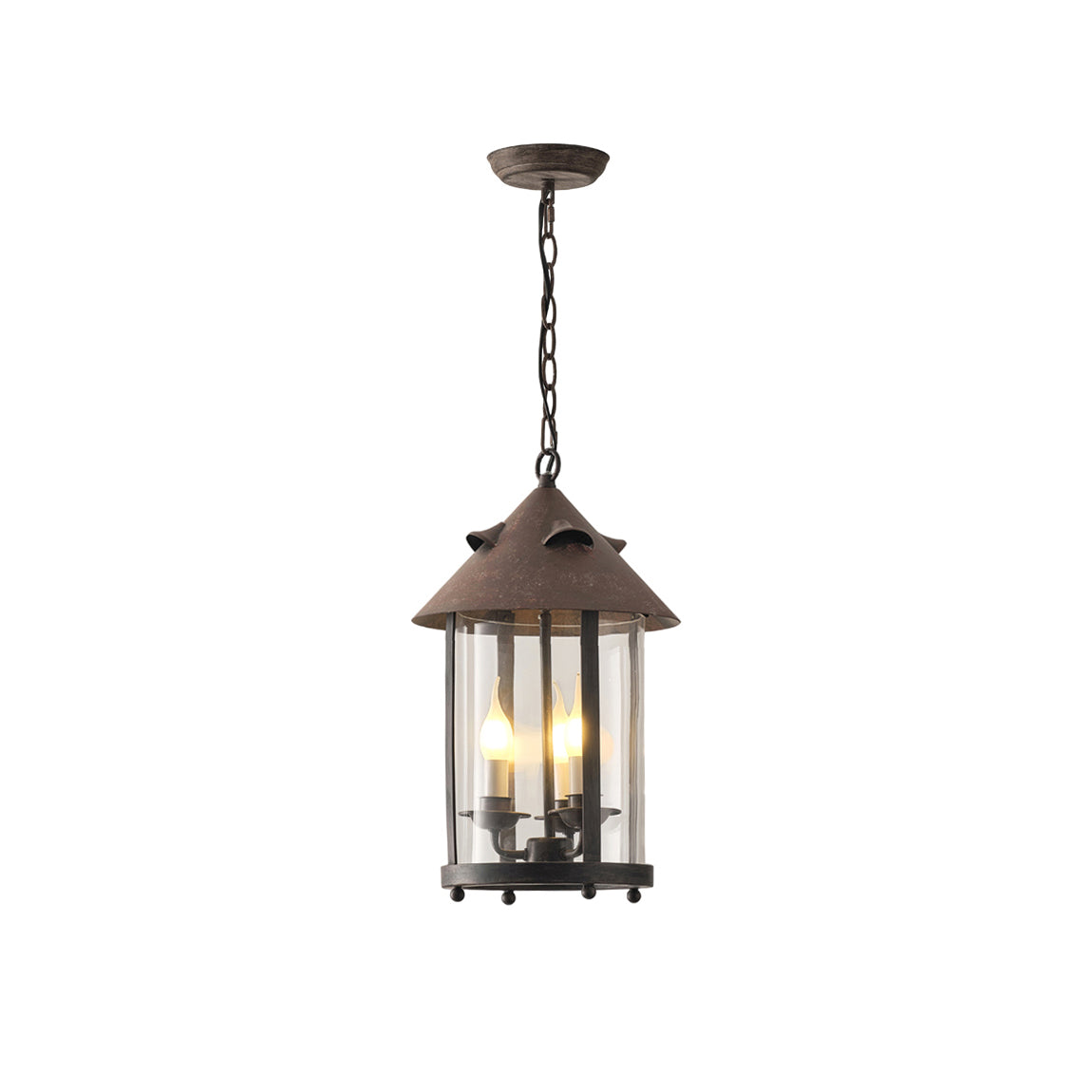 Freyza | Tinduvyh Vintage-Industrielle Glas-Pendelleuchte – Industrielle Küche und Esszimmer