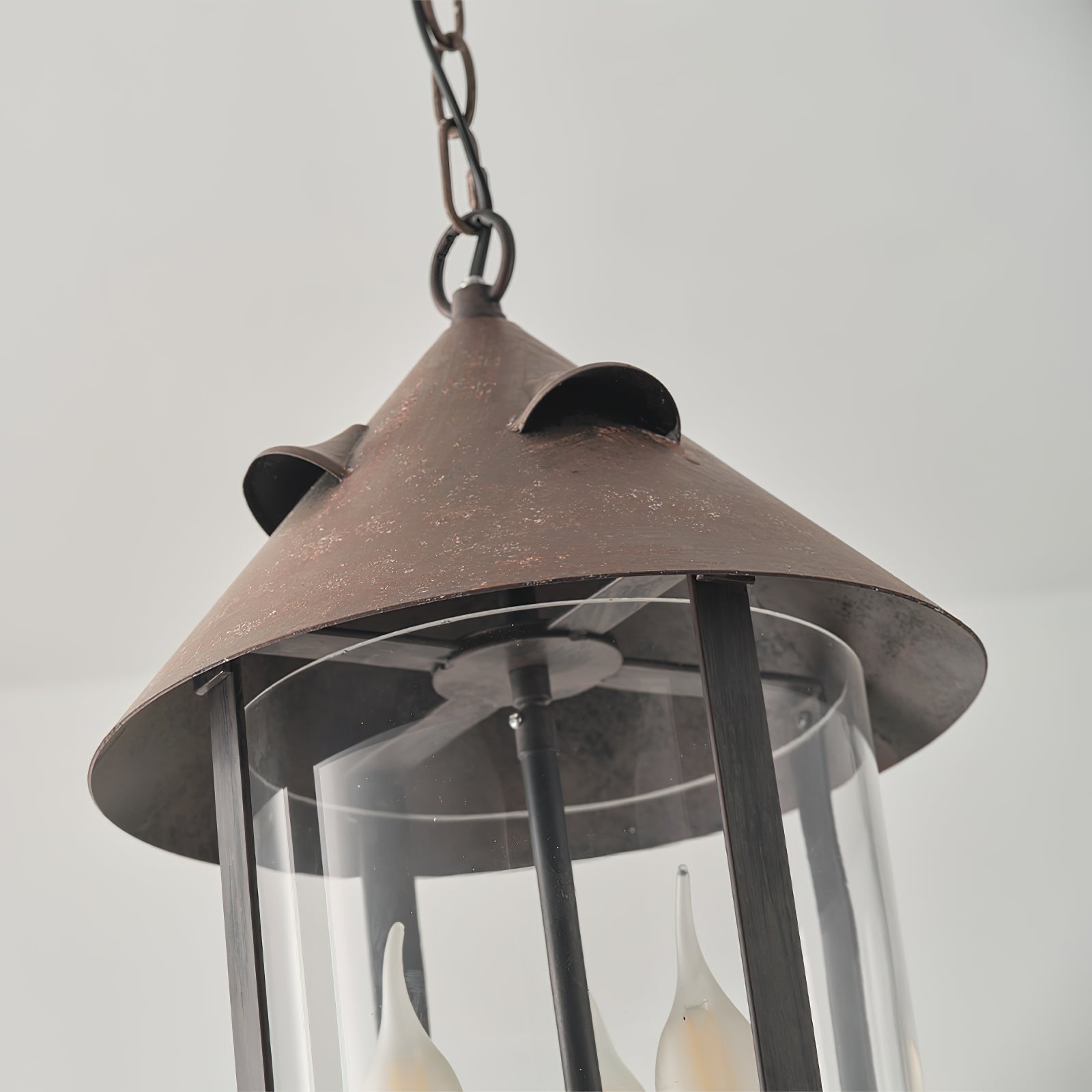 Freyza | Tinduvyh Vintage-Industrielle Glas-Pendelleuchte – Industrielle Küche und Esszimmer