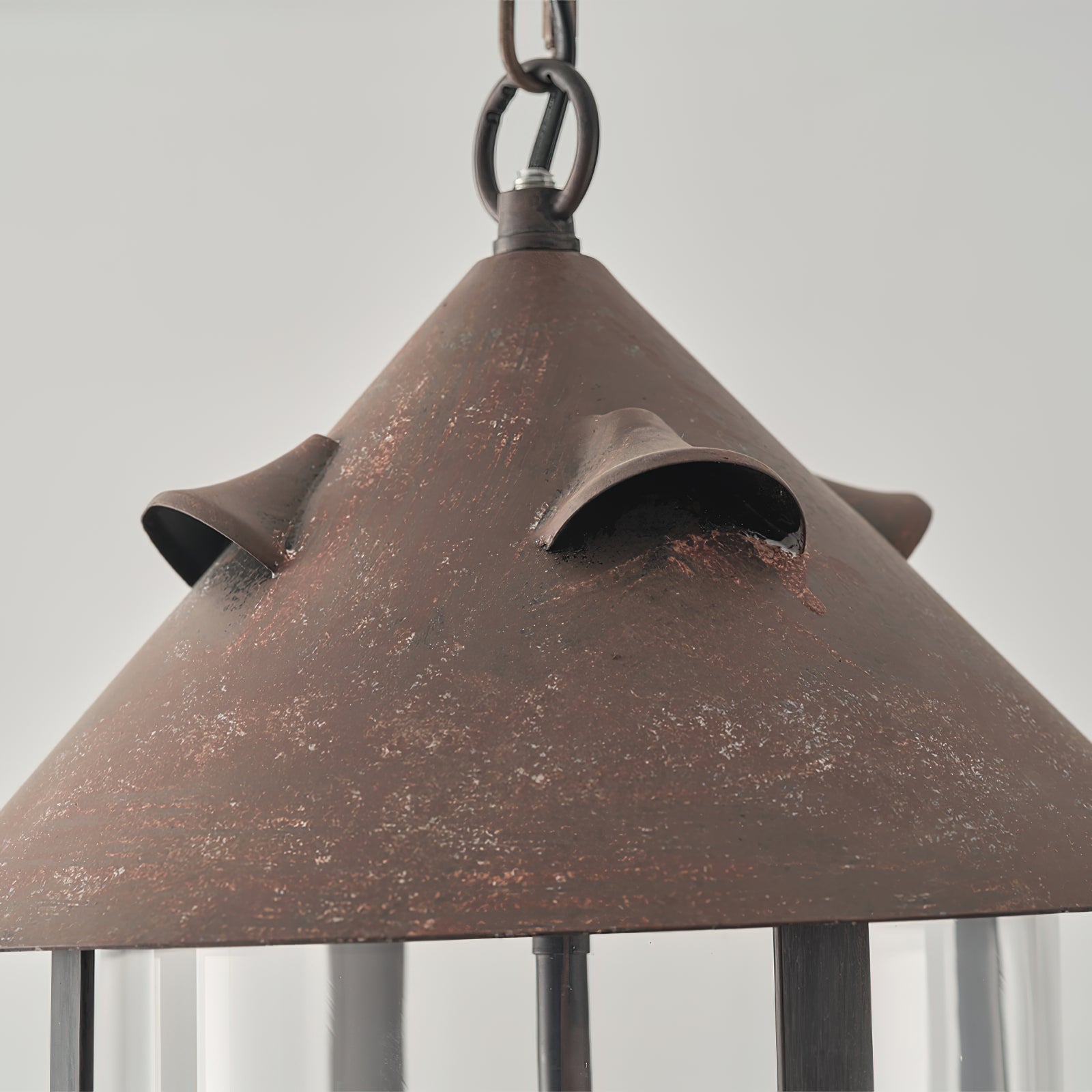 Freyza | Tinduvyh Vintage-Industrielle Glas-Pendelleuchte – Industrielle Küche und Esszimmer