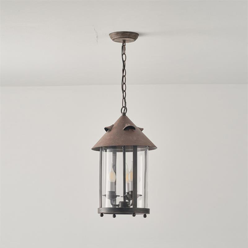 Freyza | Tinduvyh Vintage-Industrielle Glas-Pendelleuchte – Industrielle Küche und Esszimmer