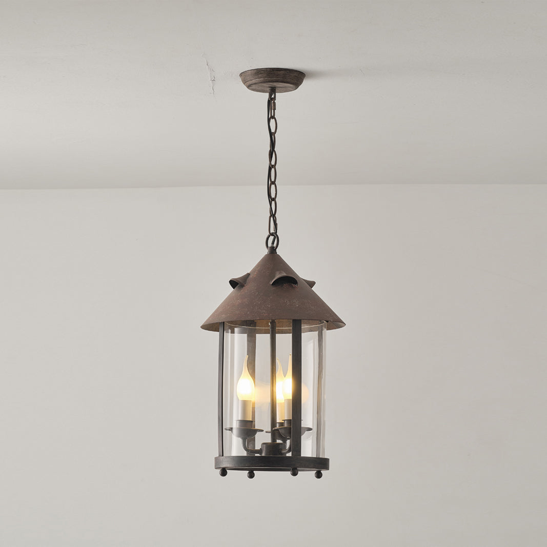 Freyza | Tinduvyh Vintage-Industrielle Glas-Pendelleuchte – Industrielle Küche und Esszimmer