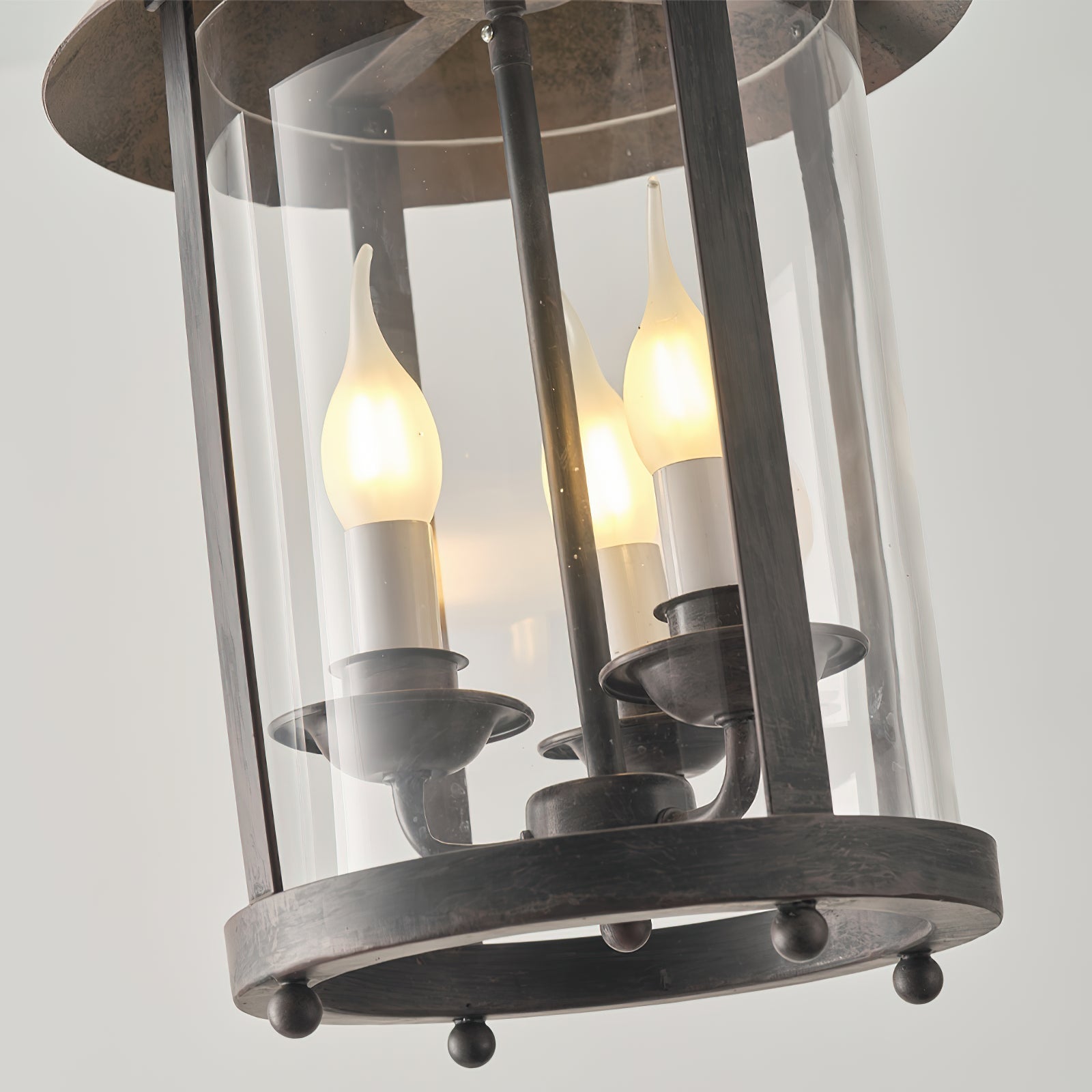 Freyza | Tinduvyh Vintage-Industrielle Glas-Pendelleuchte – Industrielle Küche und Esszimmer