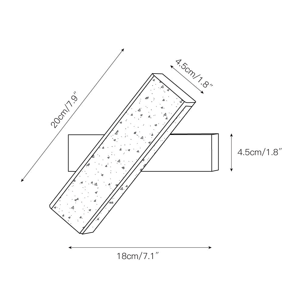 Freyza | Ostruvyo Linear Walnut Wall Light – Bedroom Hallway