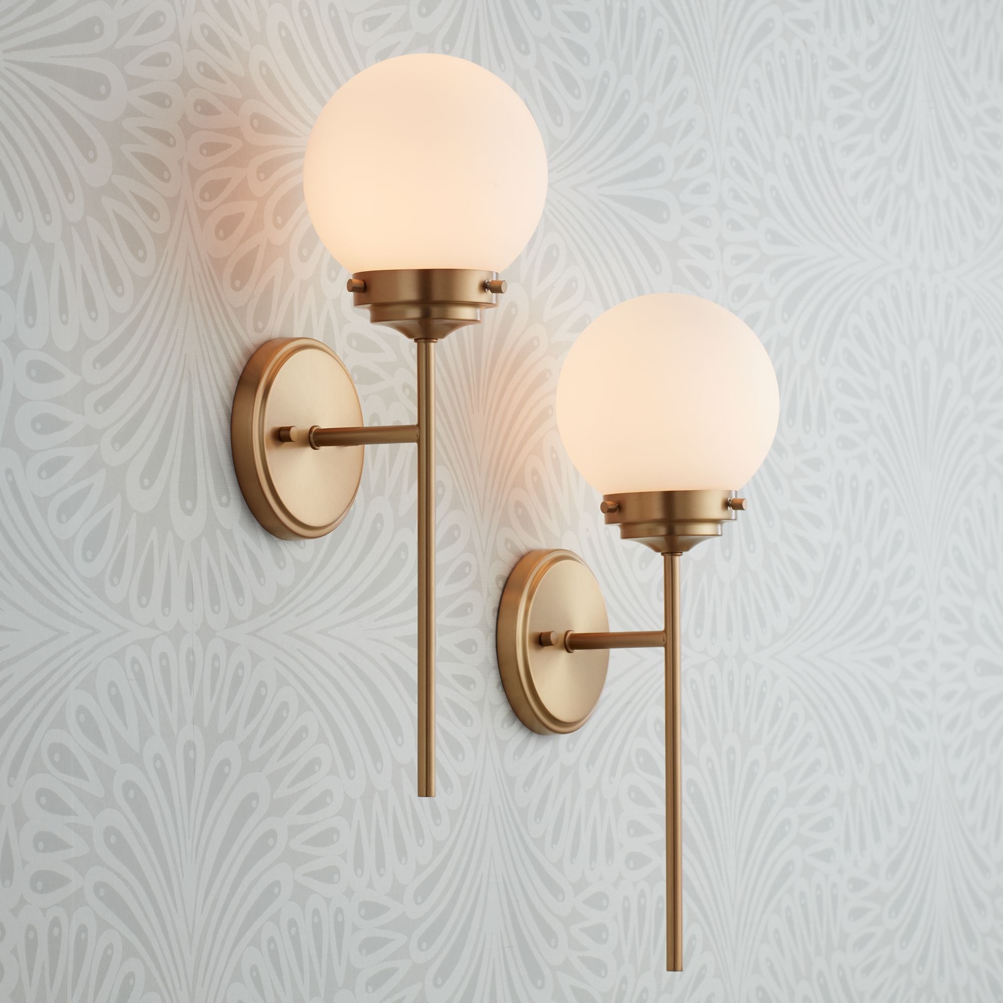 Freyza | Waegnuvyh Wandleuchte aus Messing und Glas – Schlafzimmer, Flur