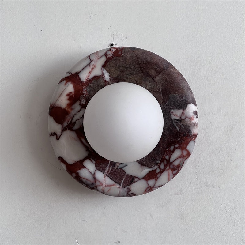 Freyza | Vomire Nordic Art Marble Wall Light – Nordic Bedroom Hallway