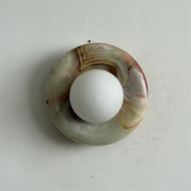 Freyza | Vivina Cyan Jade Wandleuchte – Schlafzimmer, Flur