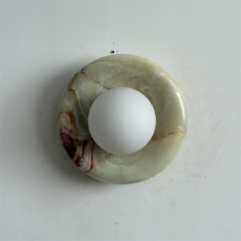 Freyza | Vivina Cyan Jade Wandleuchte – Schlafzimmer, Flur