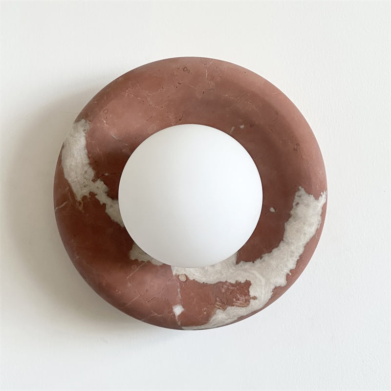 Freyza | Vomire Nordic Art Marble Wall Light – Nordic Bedroom Hallway