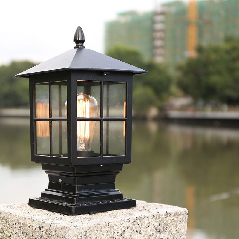 Freyza | Etilo Modern Metal Glass Outdoor Light – Modern Garden Exterior Patio