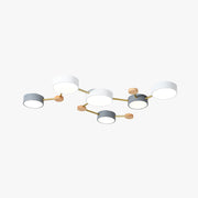 Freyza | Plafonnier blanc à montage encastré – Moderne pour chambre, couloir et cuisine