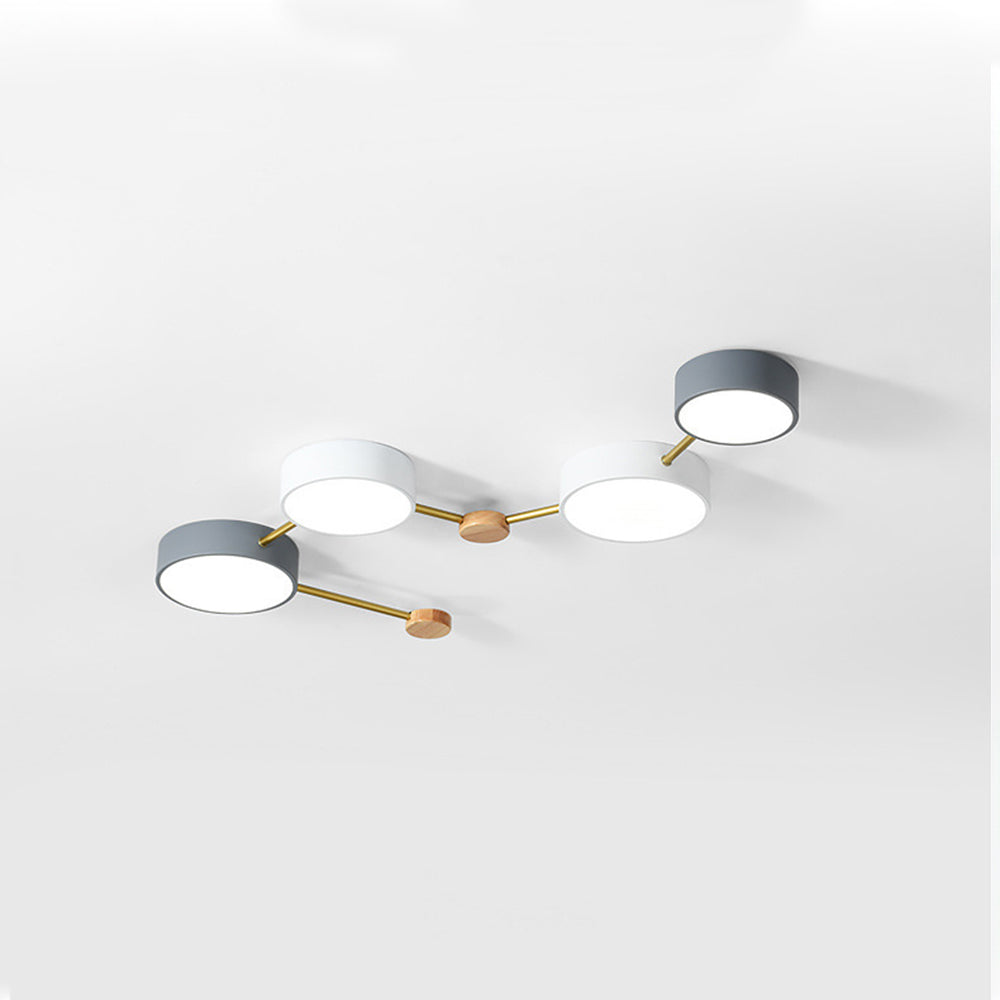 Freyza | Plafonnier blanc à montage encastré – Moderne pour chambre, couloir et cuisine