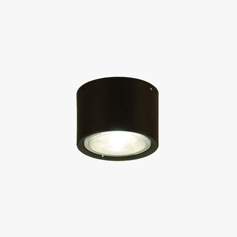 Freyza | Plafonnier encastré en bois noir – Moderne pour chambre, couloir et cuisine