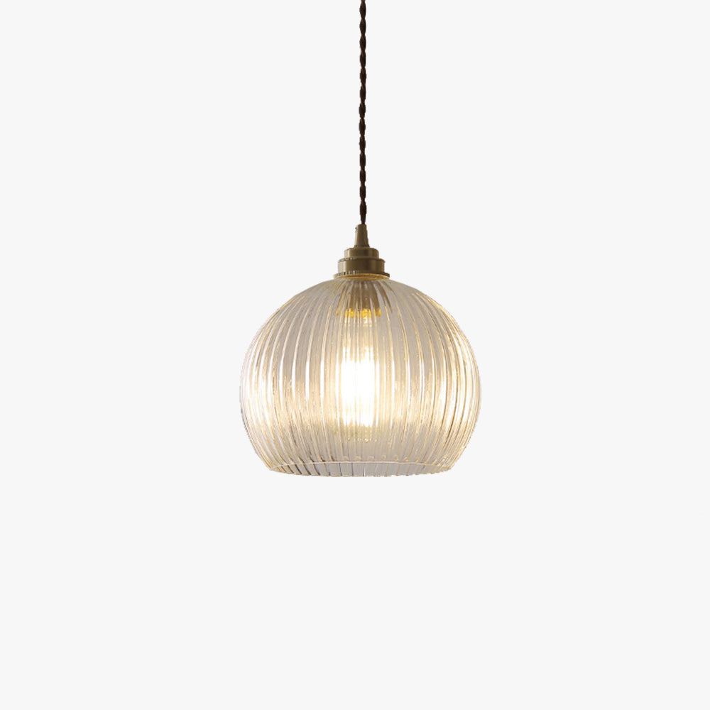 Freyza | White Glass Pendant Light – Minimalist Kitchen Dining Room