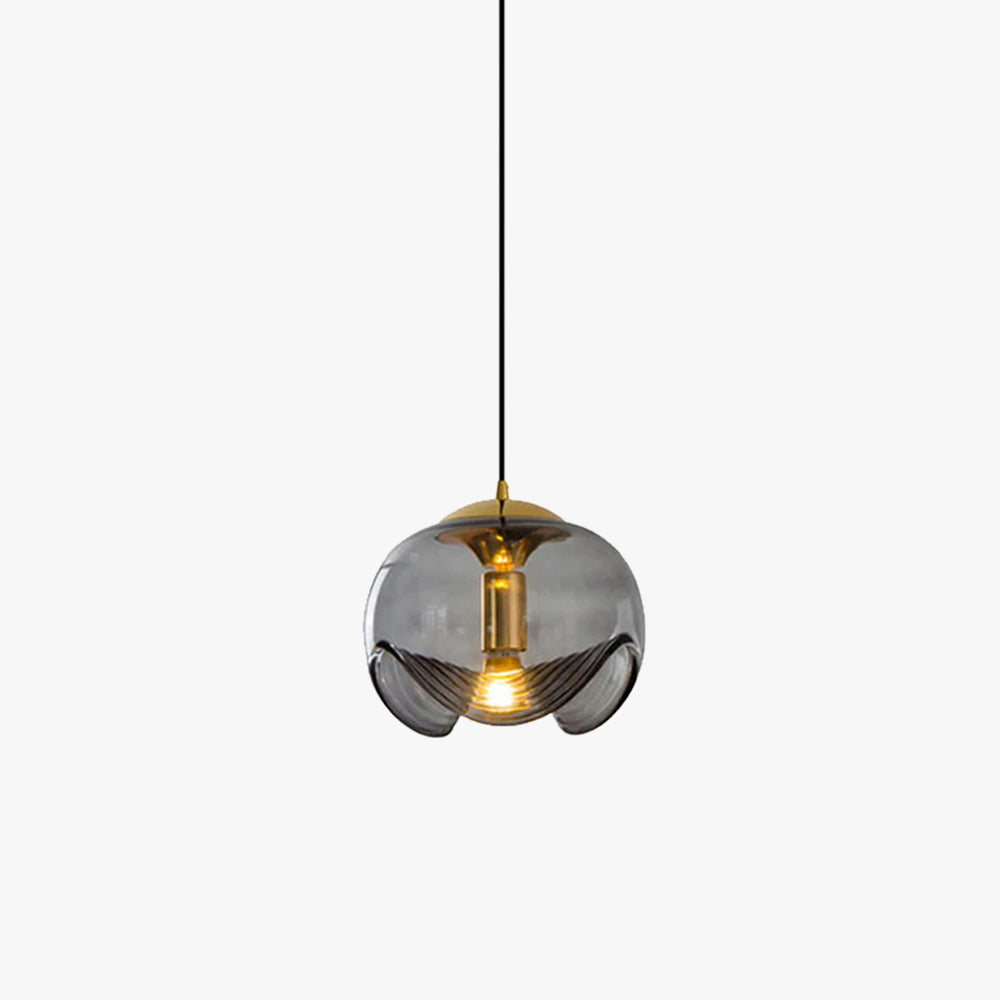Freyza | Black Glass Pendant Light – Kitchen Dining Room