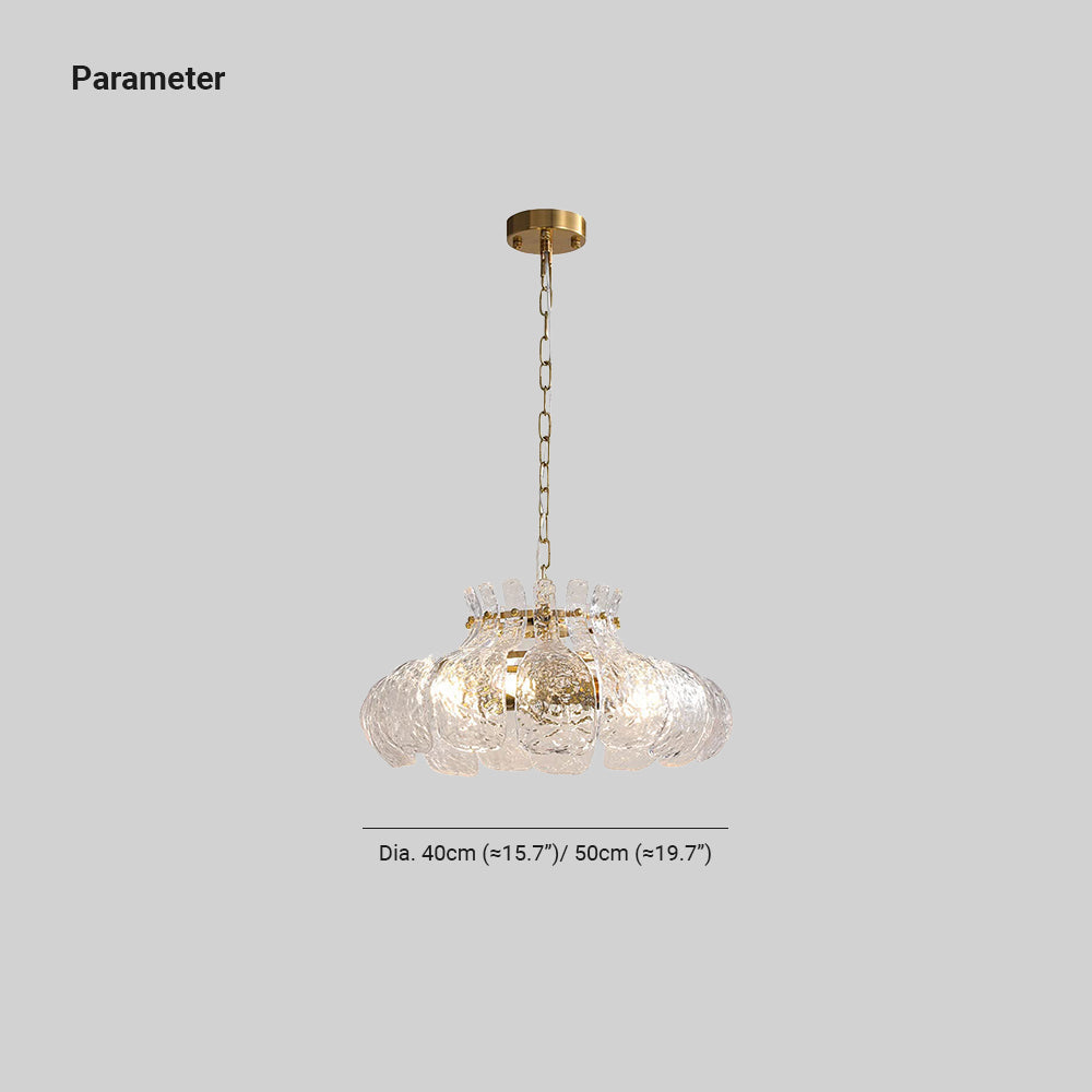 Freyza | Lustre en verre – Salle à manger et salon modernes