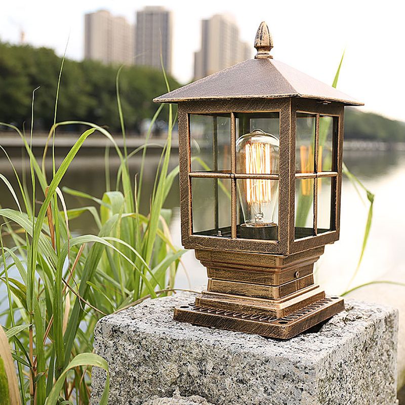 Freyza | Etilo Modern Metal Glass Outdoor Light – Modern Garden Exterior Patio