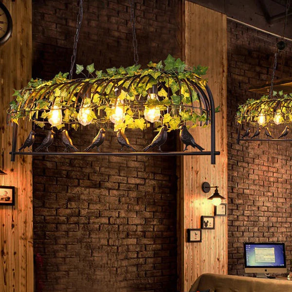 Freyza - AvianElegance | Vintage Inspired Bird Cage Chandelier Light Fixture