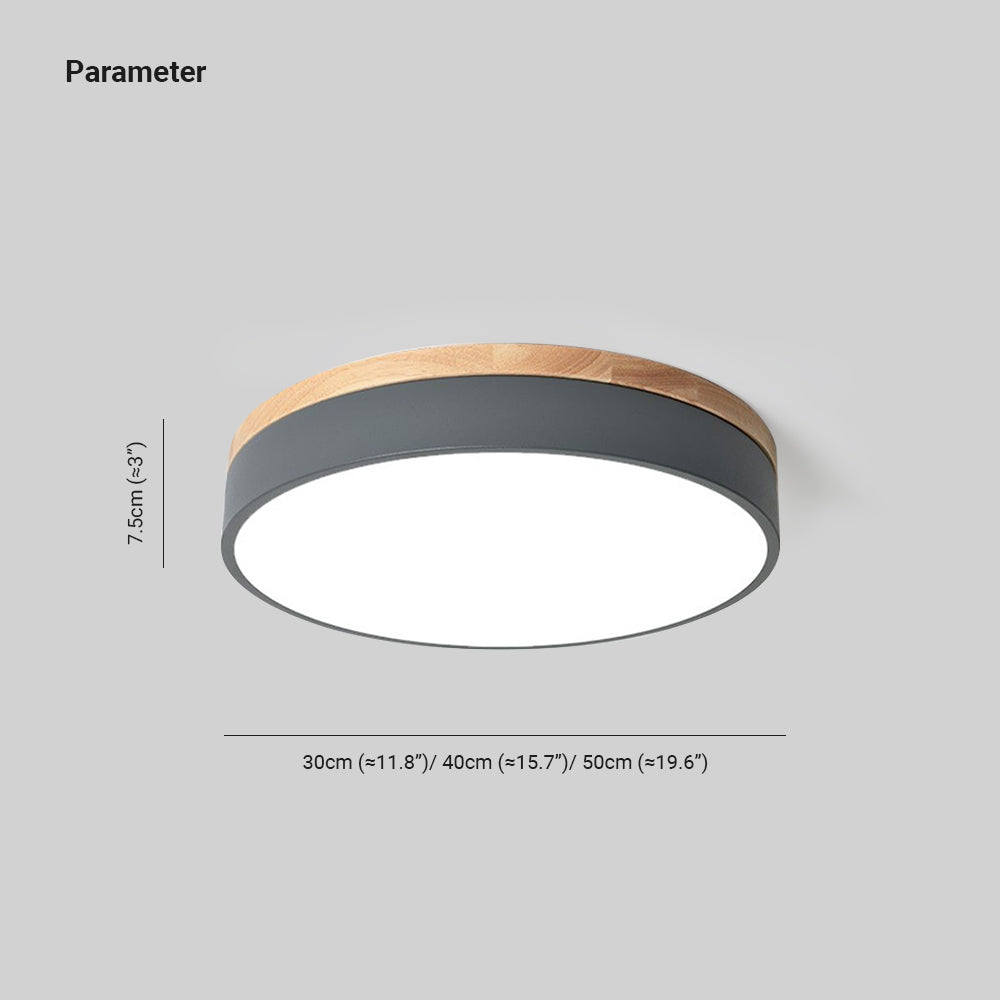 Freyza | Plafonnier en bois – chambre, couloir, cuisine nordiques