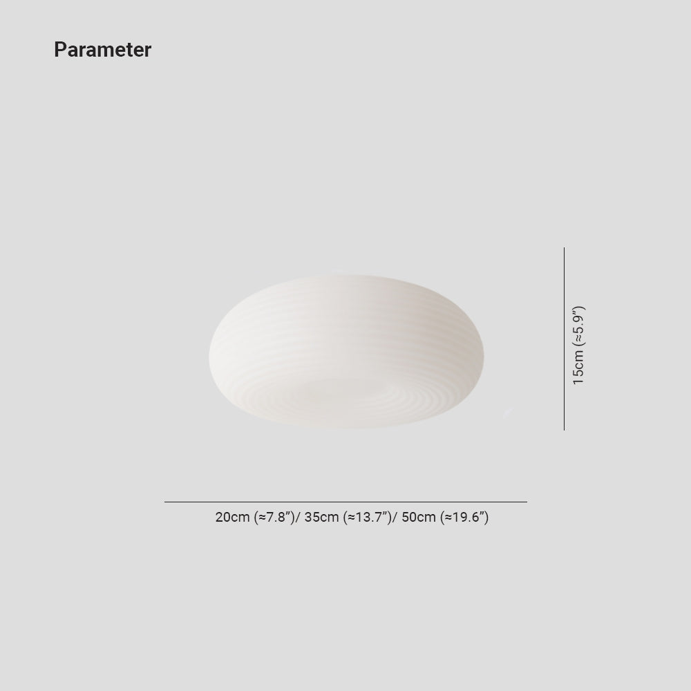 Freyza | Plafonnier blanc à montage encastré – Moderne pour chambre, couloir et cuisine