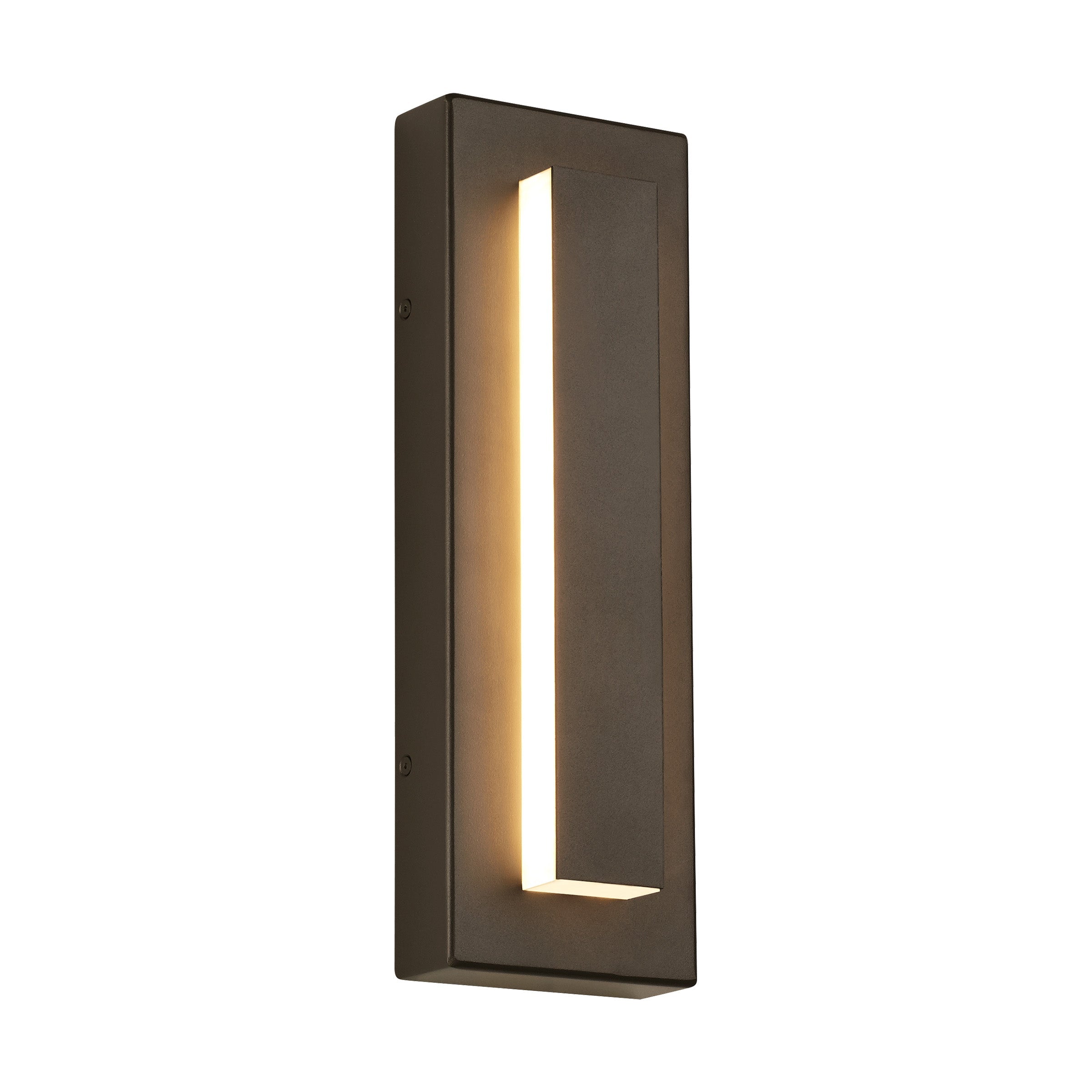 Freyza | Kasso Modern Square Bronze Outdoor Wall Light – Modern Garden Porch Exterior