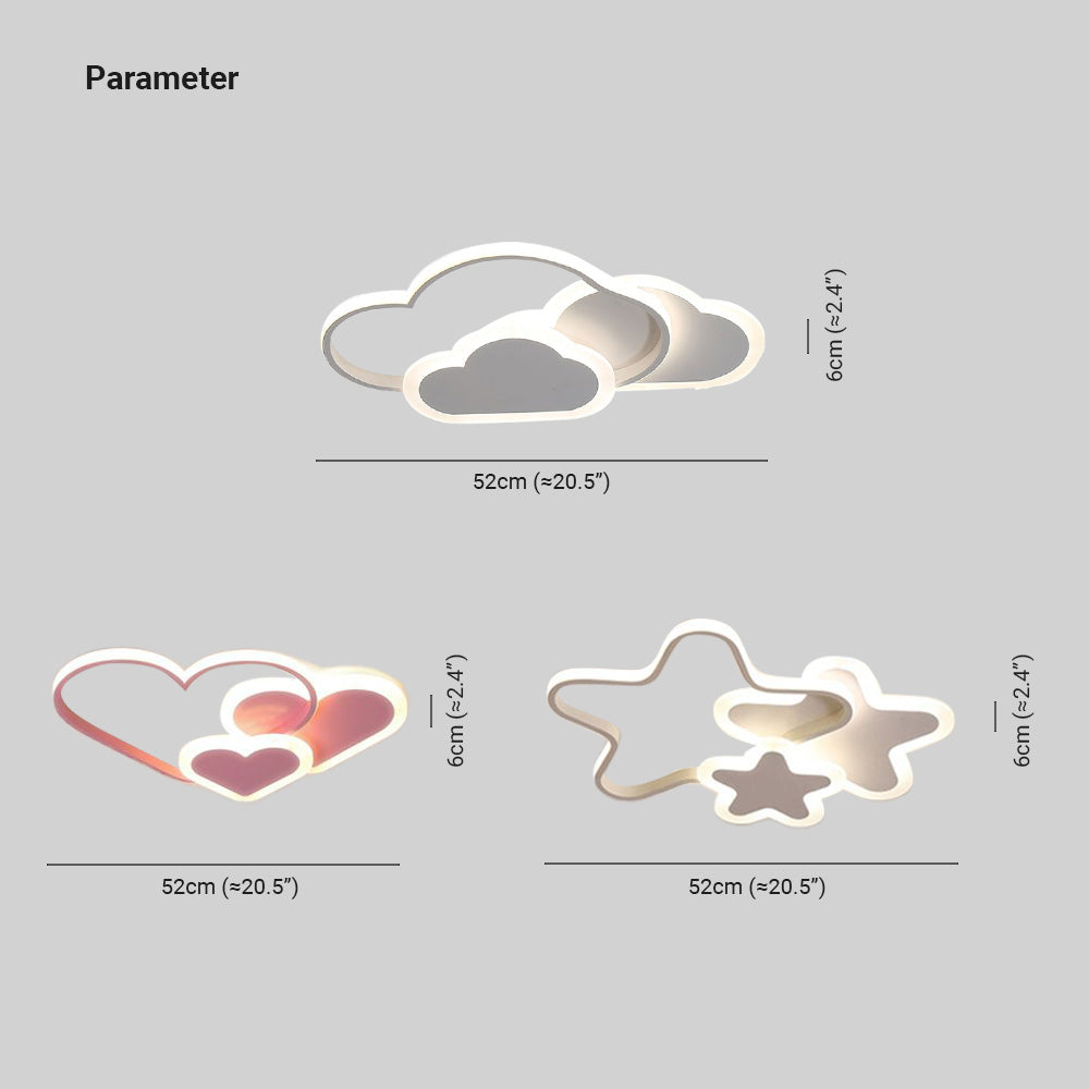 Freyza | Plafonnier à montage affleurant – Chambre, couloir, cuisine