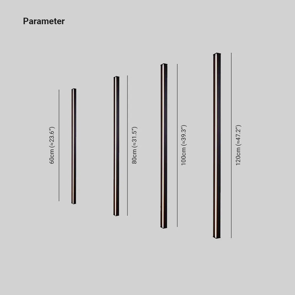 Freyza | Gravo minimalistische lineare schwarze goldene Innenwandleuchte – minimalistisches Schlafzimmer, Wohnzimmer