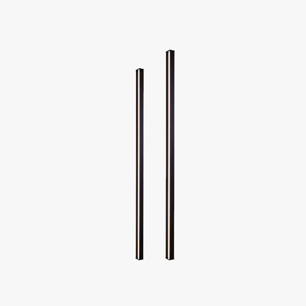 Freyza | Gravo minimalistische lineare schwarze goldene Innenwandleuchte – minimalistisches Schlafzimmer, Wohnzimmer