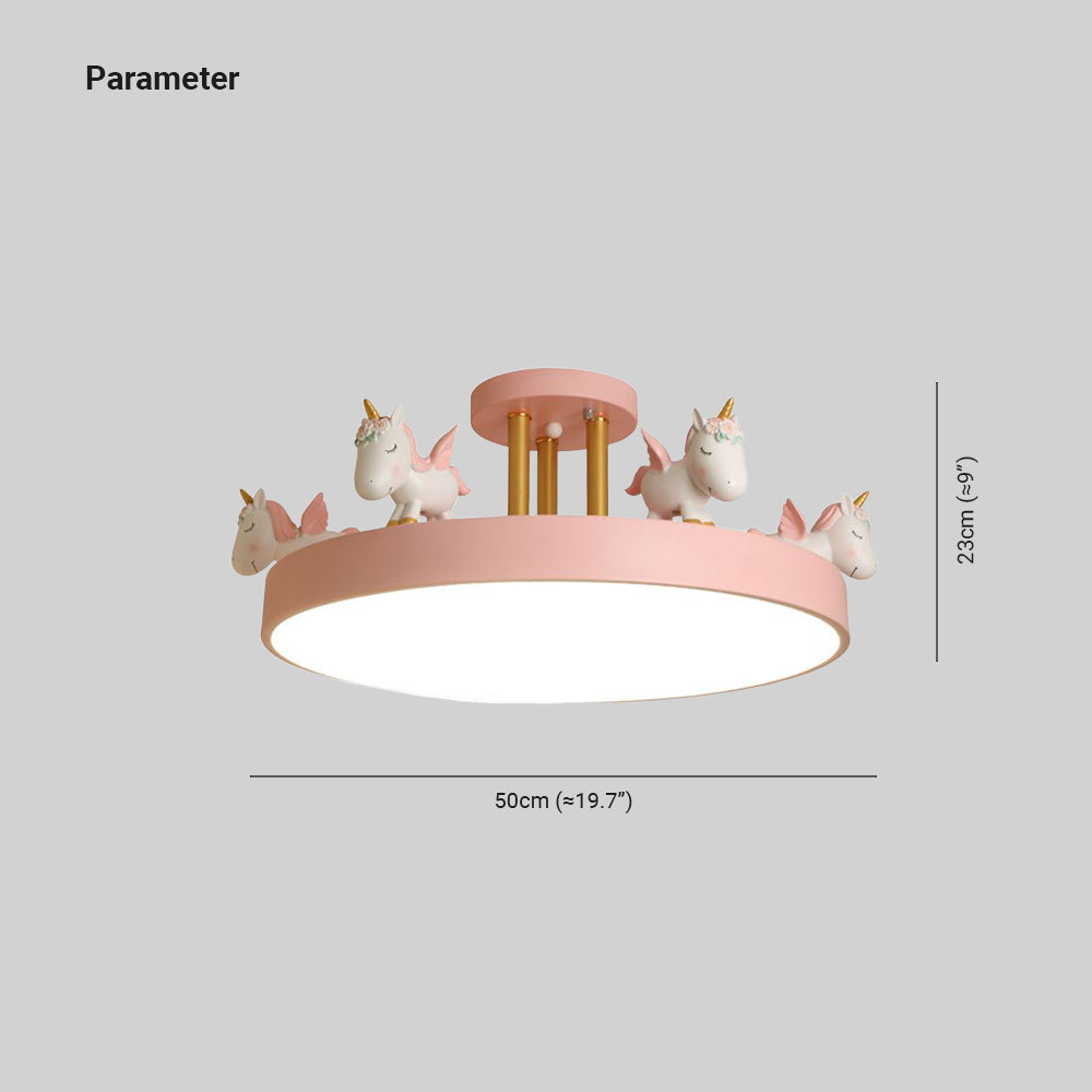 Freyza | Arisha – Plafonnier rond moderne à montage affleurant pour chambre, couloir et cuisine